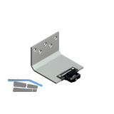 CINETTO PS06/PS48 F�hrungswinkel unten �u�ere T�r , T�rst�rke 28 mm, Stahl grau