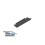 CINETTO PS48 Clipteil zu Doppellaufschiene zum Einnuten, Kunststoff schwarz