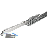 CINETTO PS48 D�mpfung bis 50 kg links, Schlie�richtung, Kunststoff grau