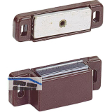 HETTICH Haftmagnetschnapper M74 + Gegenst�ck, HK 4 kg, KS wei�