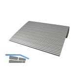 REHAU Rollladenmatte, Breite 1064 mm, L�nge 1325 mm, Kunststoff silber