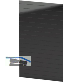 REHAU RAUVOLET Rollladen Kassettenmodul Crystal Line,KB 900 mm,schwarz hochglanz