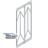 CINETTO PS66 Medium Beschlagsgarnitur 2400-2700 mm links