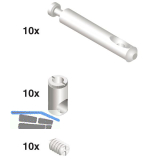 CINETTO Scala Laufschienen-Befestigung, Zink