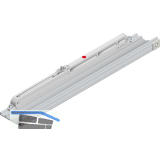 CINETTO PS40 D�mpfung �ffnungsbewegung linke T�r, Aluminium eloxiert