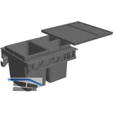 NINKA Abfalltrennsystem Set eins2sechs KB 500 mm dunkelgrau