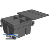 NINKA Abfalltrennsystem Set eins2sechs KB 600 mm dunkelgrau