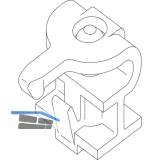 HAWA MULTIFOLD 30/W Haltepuffer oben