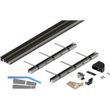 HAWA Folding Concepta III Bodenprofil-Set 2-trg., Alu eloxiert