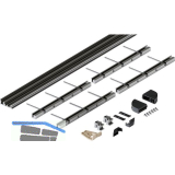 HAWA Folding Concepta III Bodenprofil-Set 4-trg., Alu eloxiert