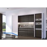 HAWA Folding Concepta 25 Beschlag links, H1250-1850mm, natur eloxiert L2120mm