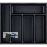 AGOFORM Besteckeinsatz Sky 400/50 Kunststoff schwarz