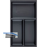 AGOFORM Besteckeinsatz Sky 500/35 Kunststoff schwarz