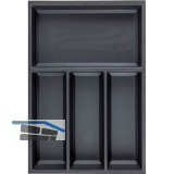 AGOFORM Besteckeinsatz Sky 500/40 Kunststoff schwarz