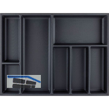 AGOFORM Besteckeinsatz Sky 500/70 Kunststoff schwarz