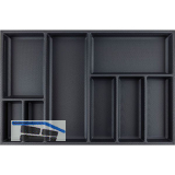 AGOFORM Besteckeinsatz Sky 500/80 Kunststoff schwarz