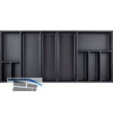 AGOFORM Besteckeinsatz Sky 500/120 Kunststoff schwarz
