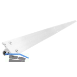 O.M.M Ausrichtbeschlag ST701 Aluminium, L�nge 2500 mm, 400 mm k�rzbar