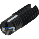 O.M.M Bodentr�ger - Geh�useteil f�r unsichtbare Anwendung GN452.12, KS schwarz