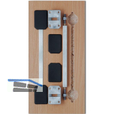 PLANO Top "Mega" Ausrichtbeschlag Alu blank, Fl�gelh�he 2100-2375 mm