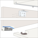 HAWA Clipo 16 H FS Beschl�gegarnitur 1000x1400, 1 t�rig