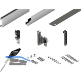 HAWA Concepta III 35 Grundgarnitur links, T�rh�he 1900 - 2700 mm