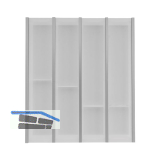 NINKA Schubkasteneinsatz-Set Cuisio KB 500 mm MERIVOBOX Kunststoff Wei�