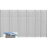 NINKA Schubkasteneinsatz-Set Cuisio KB 900 mm MERIVOBOX Kunststoff Wei�
