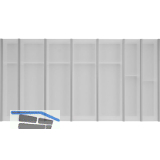 NINKA Schubkasteneinsatz-Set Cuisio KB 1000 mm MERIVOBOX Kunststoff Wei�