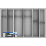 NINKA Schubkasteneinsatz-Set Cuisio KB 800 mm MERIVOBOX Kunststoff Graphit