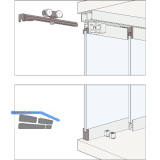 HAWA Clipo 16 GPPK IS Beschl�gegarnitur 2 t�rig