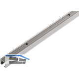 HAWA Clipo 16 H Einfach- Laufschiene gelocht, 2500 mm, Aluminium eloxiert