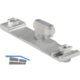 HAWA Connector Verbindungsprofil 110 mm, L�nge 26 mm, Aluminium eloxiert