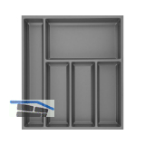AGOFORM Besteckeinsatz Sky 550/50 Kunststoff schiefergrau