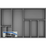 AGOFORM Besteckeinsatz Sky 550/80 Kunststoff schiefergrau