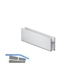 VITRIS Laufschuh bis 8 mm Glasst�rke auf Ma�, Aluminium natur eloxiert