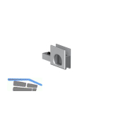 VITRIS Adapter Dreh-Druckzylinderschloss SECURA links/rechts Glasst�rke bis 8 mm