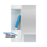 REHAU RAUVOLET metallic line Rollladenset, KB 900mm, Kunststoff/Edelstahl Effekt