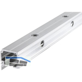 HAWA DIVIDO 100 Combi-Laufschiene gelocht, 6000 mm auf Ma�, Aluminium eloxiert