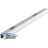 HAWA Clipo 26/36 Laufschiene mit Drehriegel, auf Ma�, Aluminium eloxiert