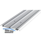 HAWA DIVIDO 80 Dreifachlaufschiene 6000 mm , eloxiert