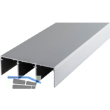 HAWA DIVIDO 80 Dreifachf�hrungsschiene 6000 mm , eloxiert