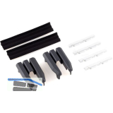 HAWA Clipo 36 G IS Endkappen Set, Kunststoff anthrazit