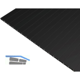 REHAU RAUVOLET Rollladen Kassettenmodul Edelmatt, KB 900 mm, schwarz matt