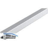 HAWA Regal B 25 FS Vertikalprofil 2500 mm, Aluminium eloxiert