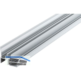 HAWA Combino/Clipo H FS Doppelf�hrungsschiene gelocht 2500 mm, Alu eloxiert