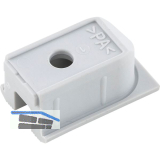 HAWA Clipo 26/36 Schienenendst�ck zum Schrauben, Kunststoff grau