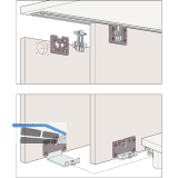 HAWA Clipo 26 H MS - Beschl�gegarnitur 1000 x 2200, 2 t�rig