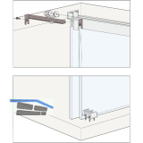 HAWA Clipo 36 GPK IS Beschl�gegarnitur 1 t�rig