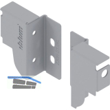 BLUM TANDEMBOX antaro R�ckwandhalter, H�he N, grau RAL 9006